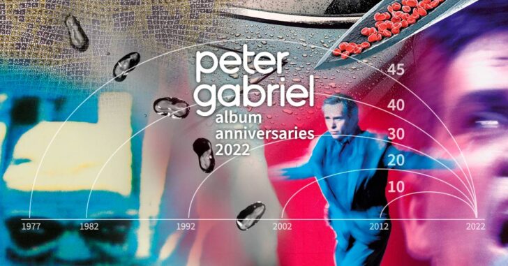 Peter Gabriel albums anniversary year 2022