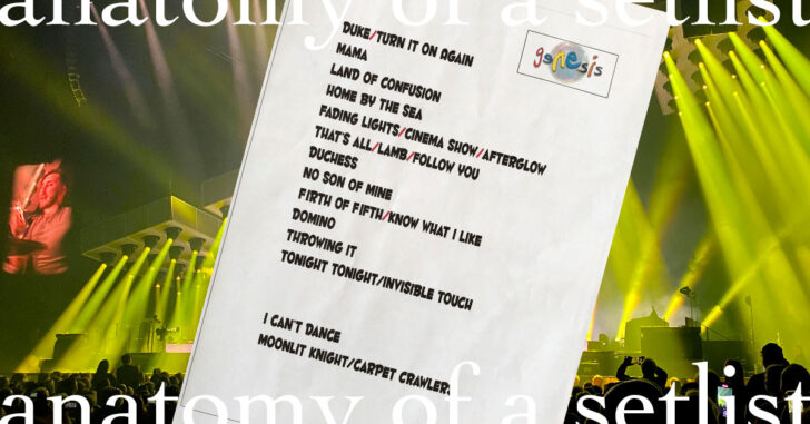 Genesis Last Domino Setlist