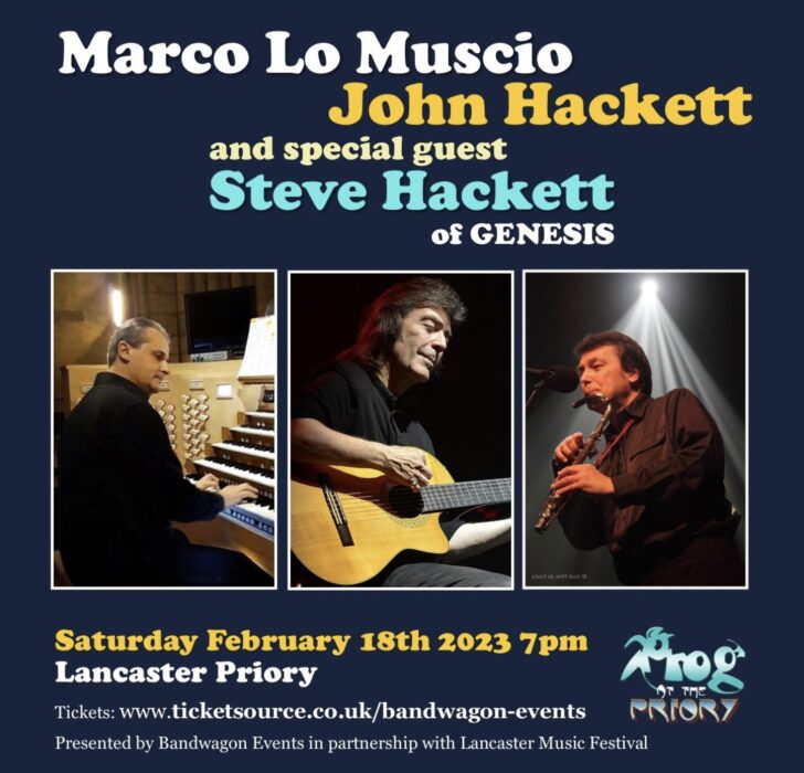 Steve and John Hackett to perform at Prog At The Priory