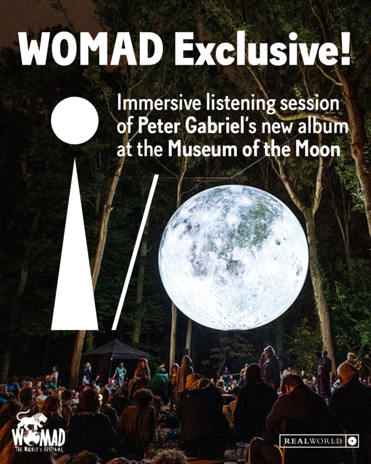 Peter Gabriel: i/o listening session at WOMAD