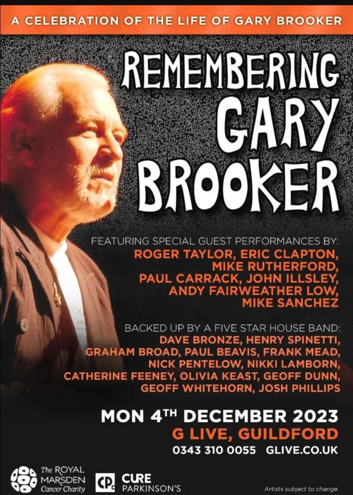 Mike Rutherford to perform at Gary Brooker charity show