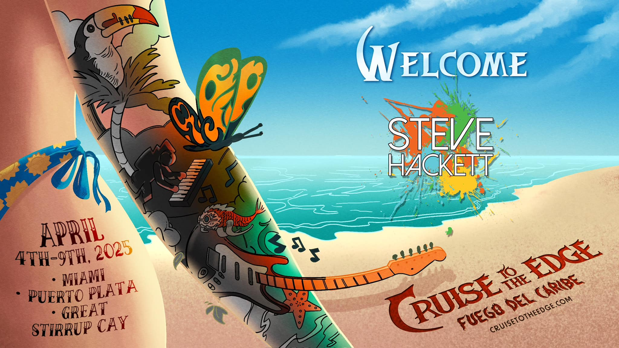 Steve Hackett confirmed for Cruise To The Edge 2025!