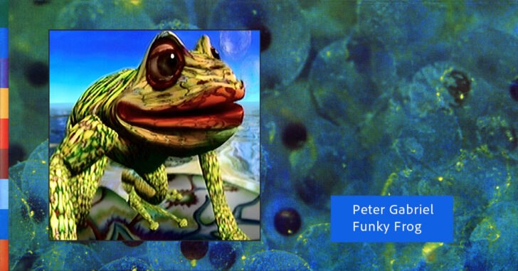 Peter Gabriel releases "Funky Frog" on Bandcamp