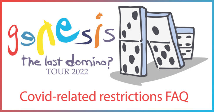 The Last Domino? Tour - COVID-related rules 2022