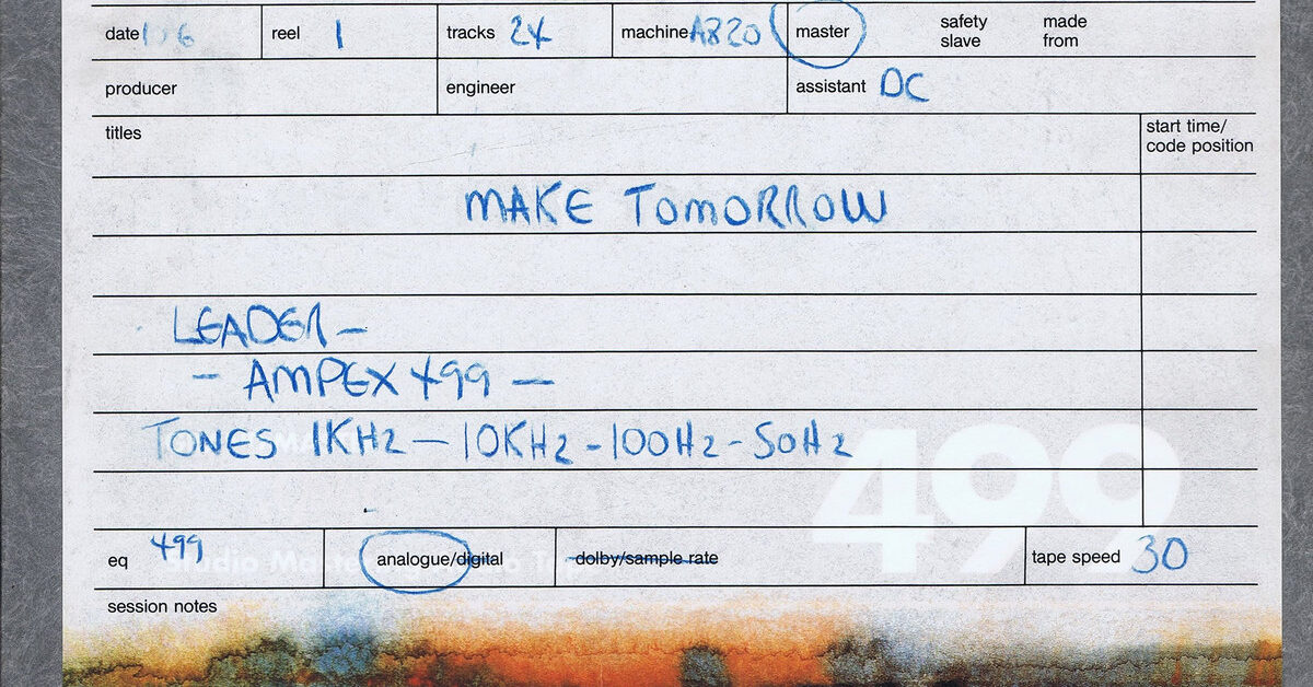 Peter Gabriel: New version of "Make Tomorrow" on Bandcamp