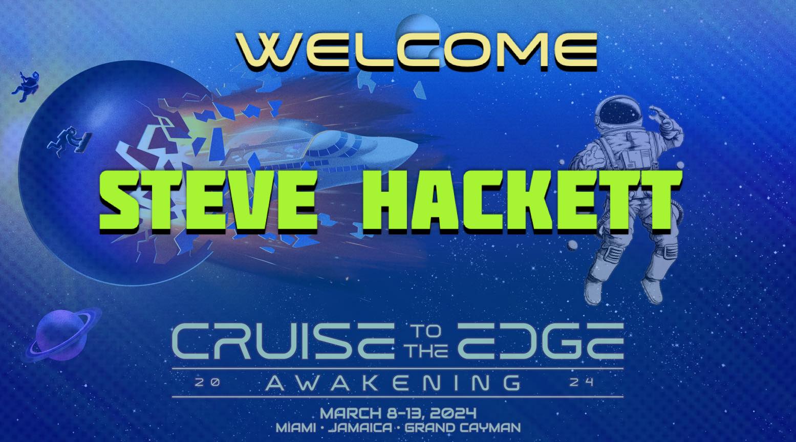 Steve Hackett confirmed for Cruise To The Edge 2024