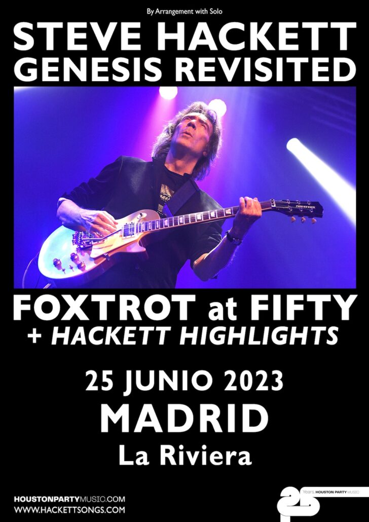 Steve Hackett: New show in Madrid announced